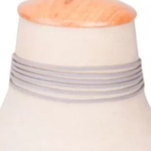 Pewter🌿Suede Faux Boho Vintage Multilayer Choker - Picture 3 of 4